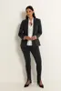 Tapered broek met ritszoom