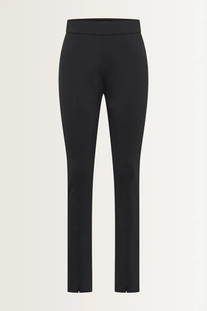 Tapered broek met ritszoom