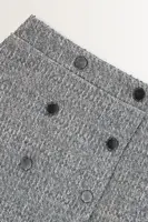 Geruite rok in bouclé