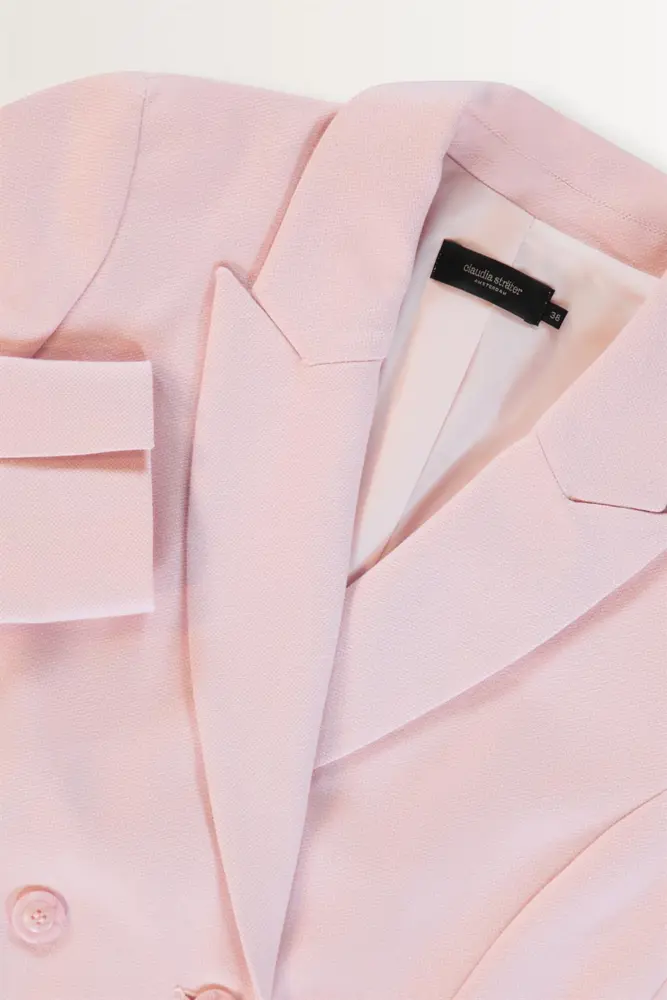 Double-breasted blazer rechte snit