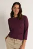 Jersey top plooidetail