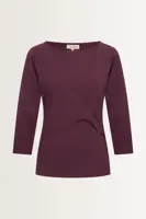 Jersey top plooidetail