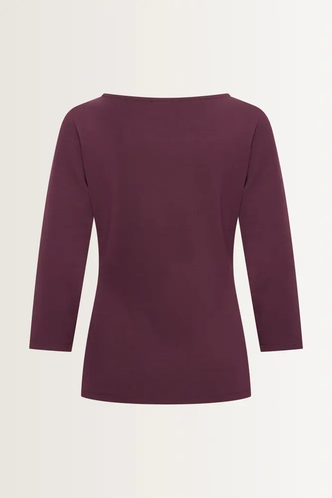 Jersey top plooidetail