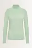 Aangesloten jersey top met col