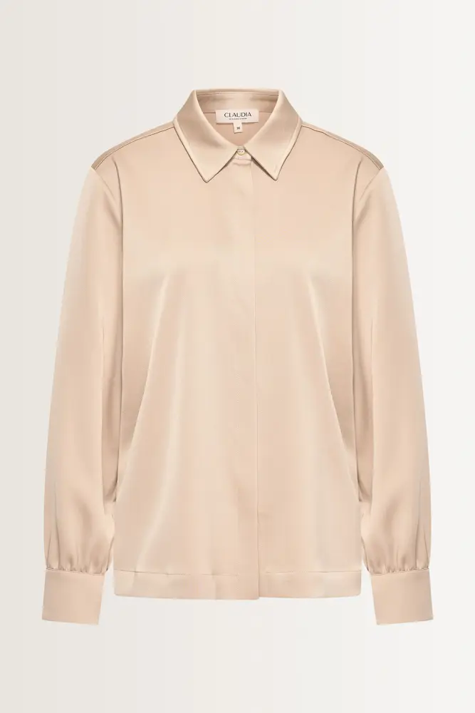 Blouse in soepele satijnkwaliteit