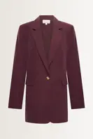 Lange blazer met klassieke snit