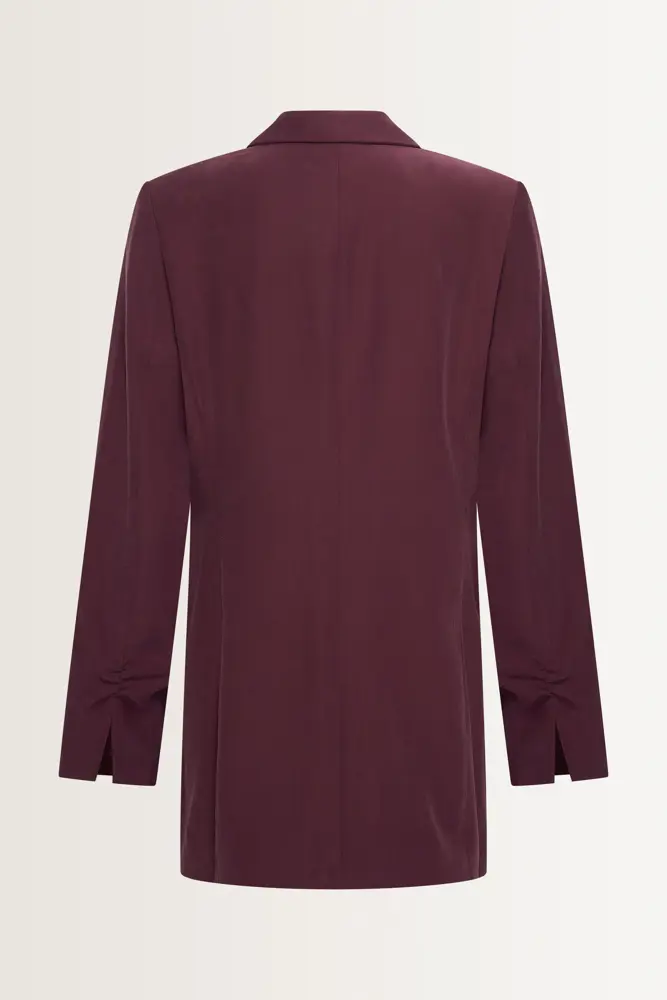Lange blazer met klassieke snit