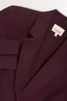 Lange blazer met klassieke snit