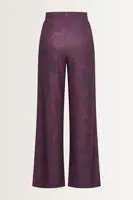 Wijde broek met aquarel bloemenprint
