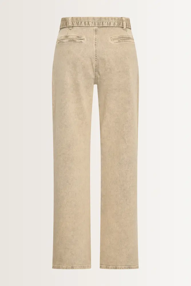 Rechte jeans subtiele wassing