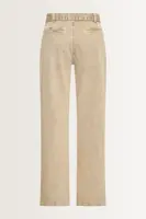Rechte jeans subtiele wassing