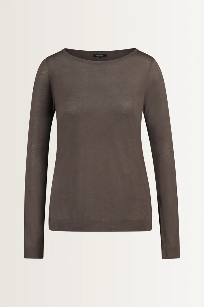 Zachte top van modal en cashmere