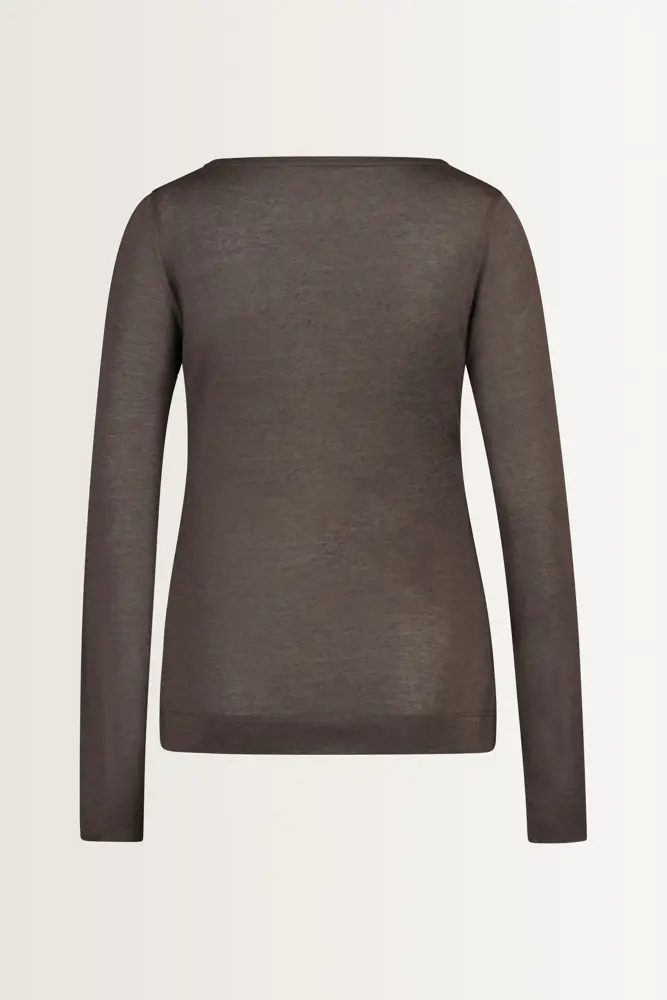 Zachte top van modal en cashmere