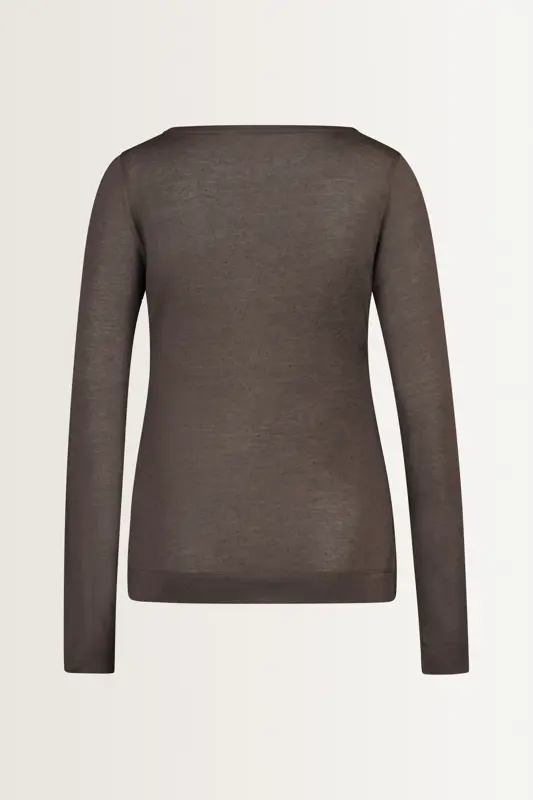 Zachte top van modal en cashmere