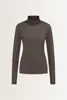 Turtleneck top in cashmeremix