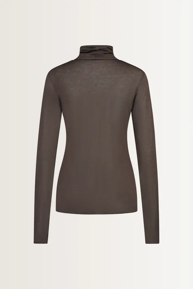 Turtleneck top in cashmeremix