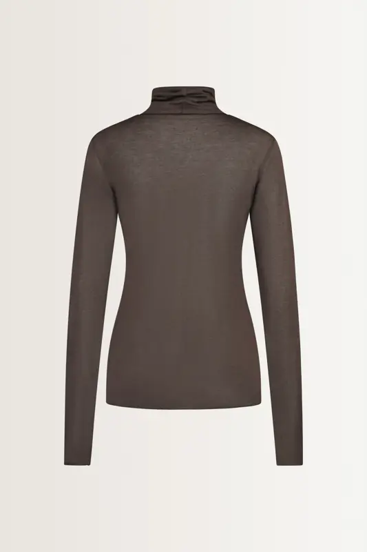 Turtleneck top in cashmeremix