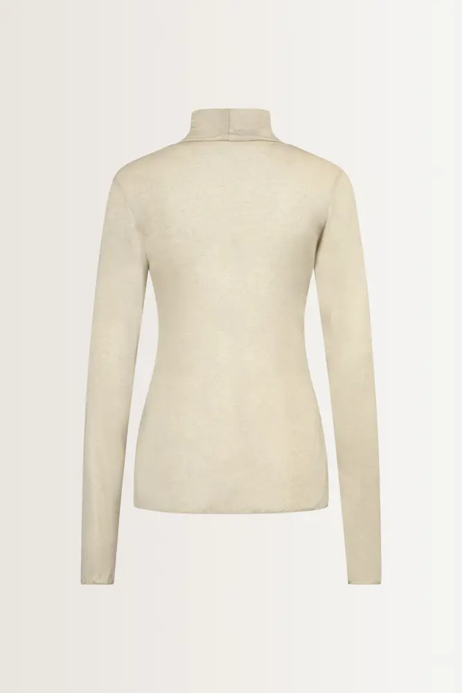 Turtleneck top in cashmeremix