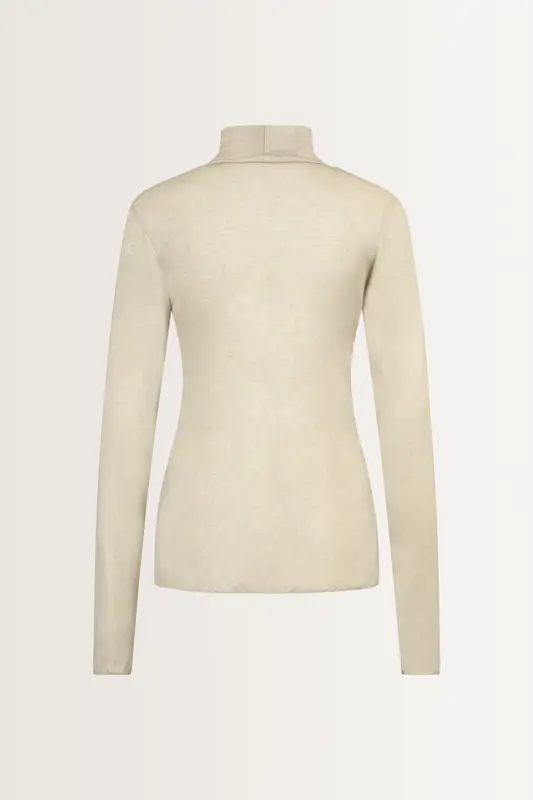 Turtleneck top in cashmeremix