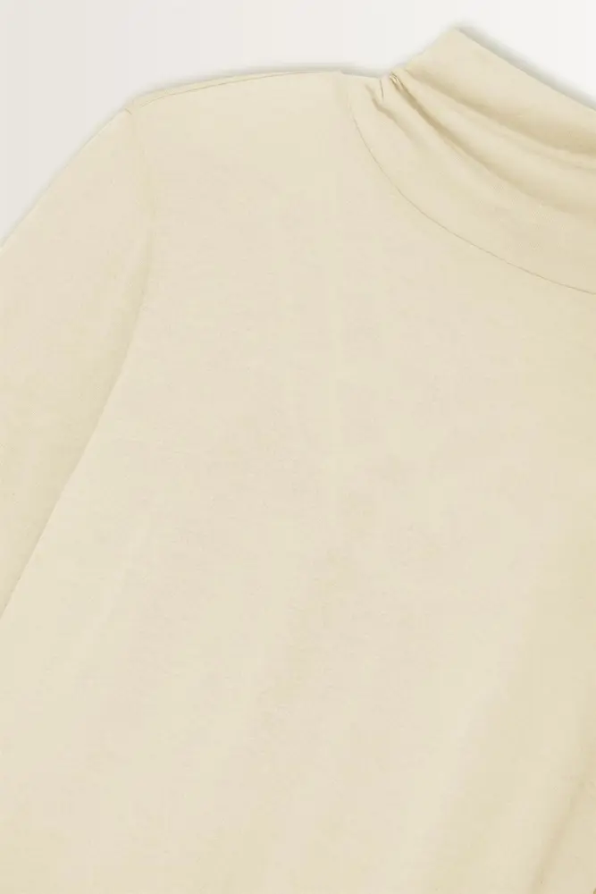 Turtleneck top in cashmeremix
