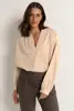 Luchtige blouse van katoenen twill