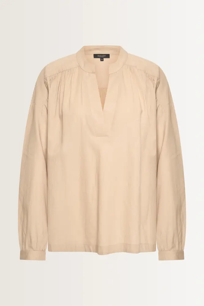 Luchtige blouse van katoenen twill