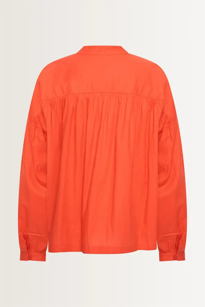 Luchtige blouse van katoenen twill