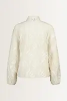 Blouse met 3D-bladstructuur