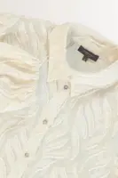 Blouse met 3D-bladstructuur