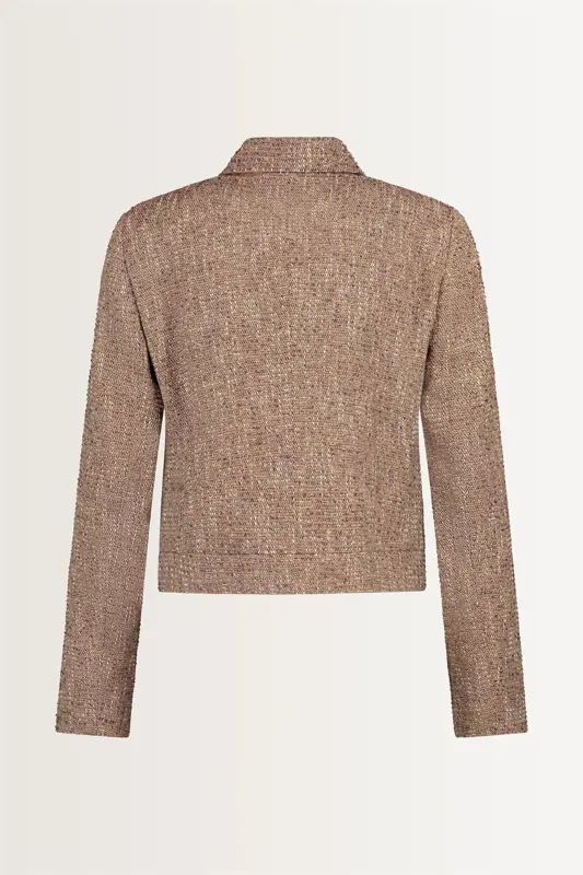 Multicolour tweed jasje