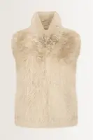 Fake fur bodywarmer