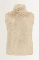 Fake fur bodywarmer