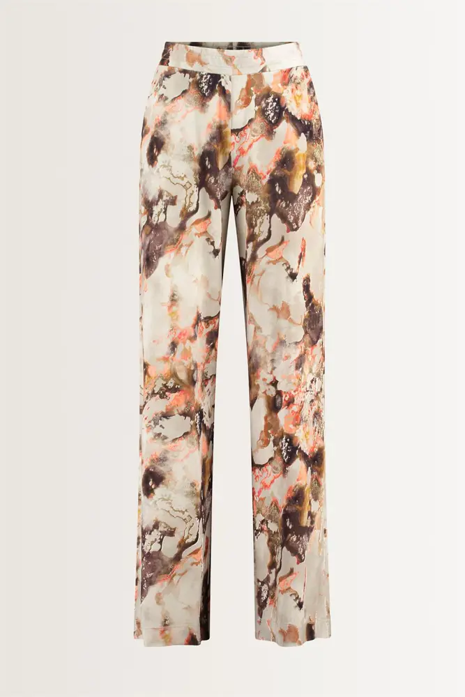 Jersey broek marmerprint