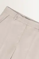 Pantalon van flanellen stretchmix