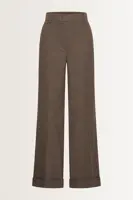 Pantalon van flanellen stretchmix