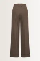 Pantalon van flanellen stretchmix