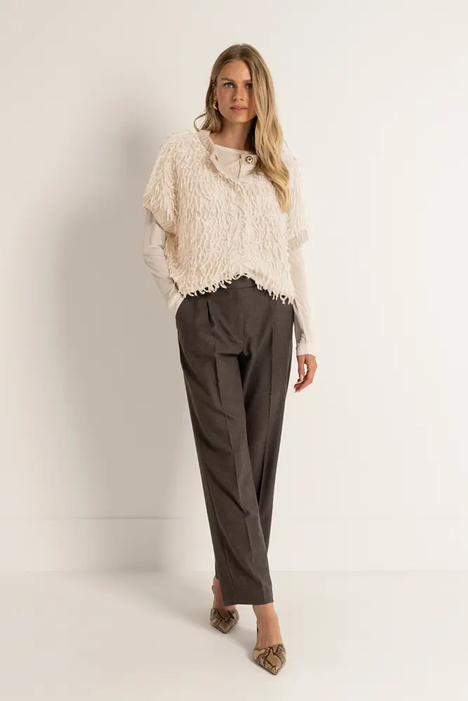 7/8-pantalon met rechte fit