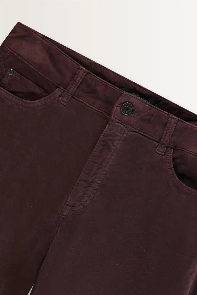 Fluwelen jeans met subtiele bootcut