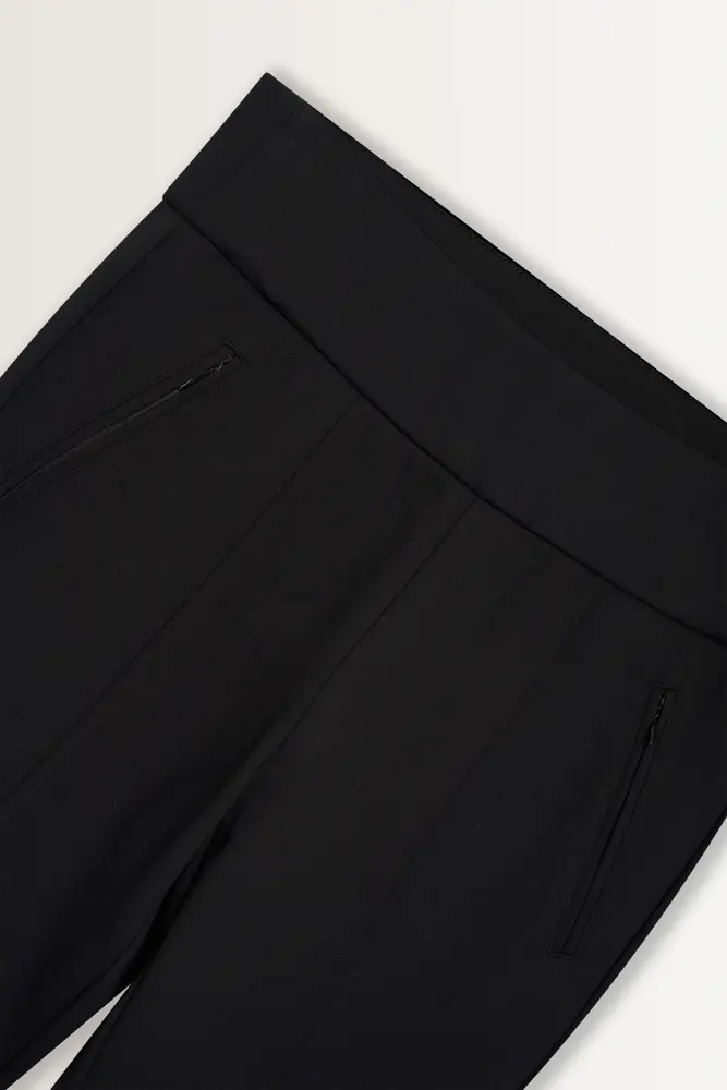 Punto stretch legging met persvouw