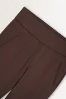 Punto stretch legging met persvouw