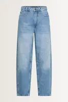 Relaxed fit barrel leg jeans