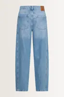 Relaxed fit barrel leg jeans