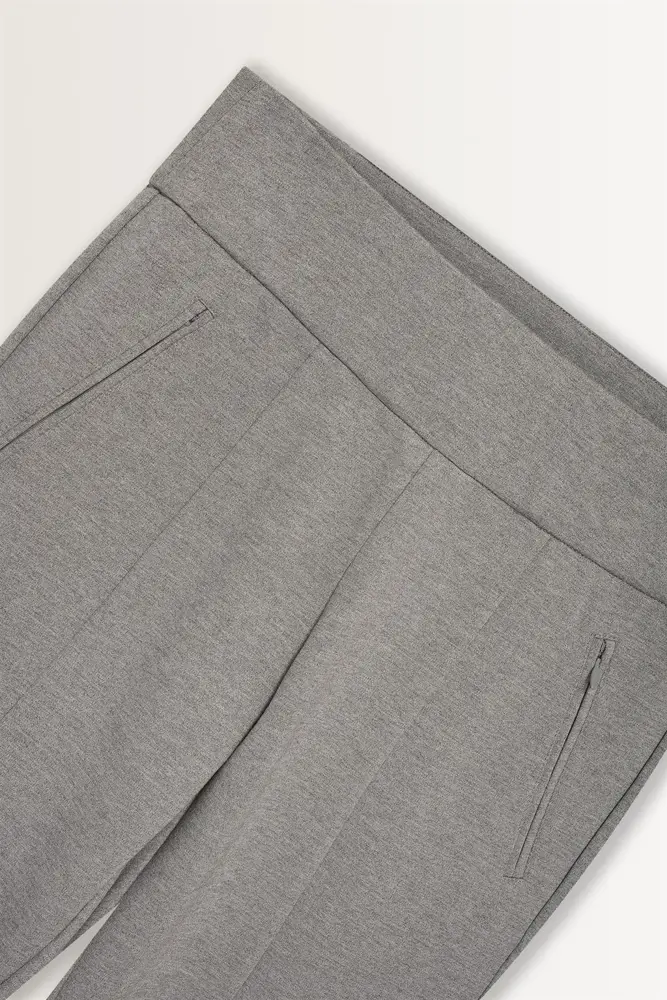 Punto stretch legging met persvouw