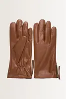 Leren handschoenen met rits