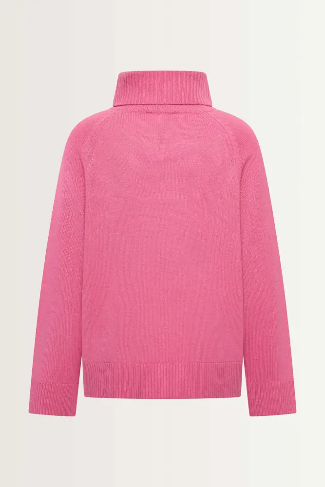 Cashmere trui met turtleneck