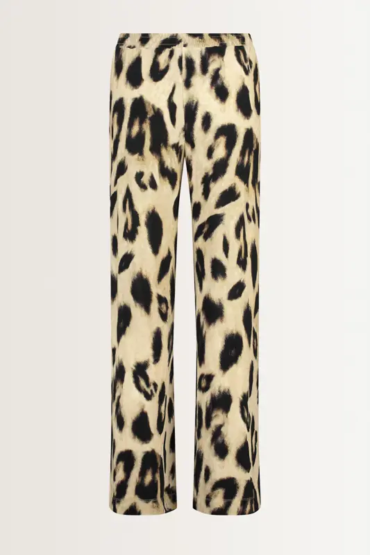 Pull-on pantalon luipaardprint