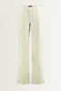 Flared velours broek