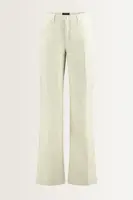 Flared velours broek