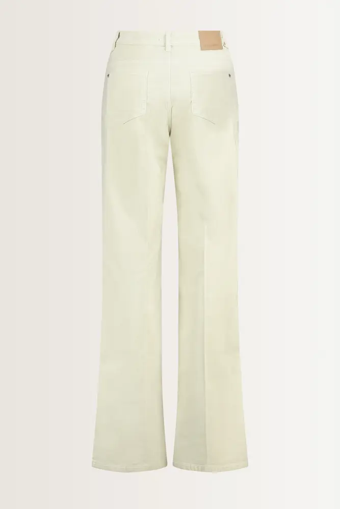 Flared velours broek