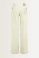 Flared velours broek